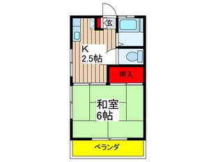 正樹荘の物件間取画像